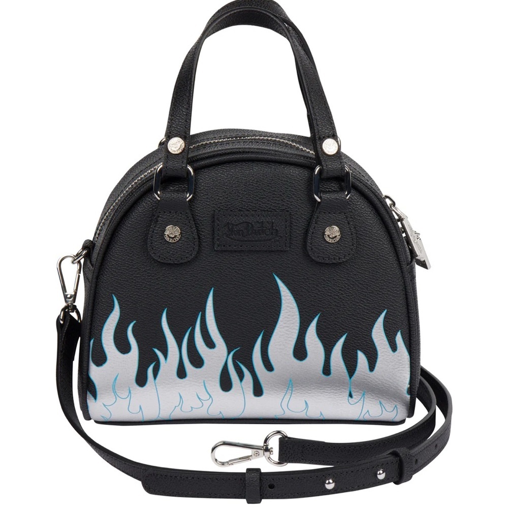 Von Dutch CITY OF ANGELS SILVER BLUE BOWLING BAG NWT - Picture 3 of 5
